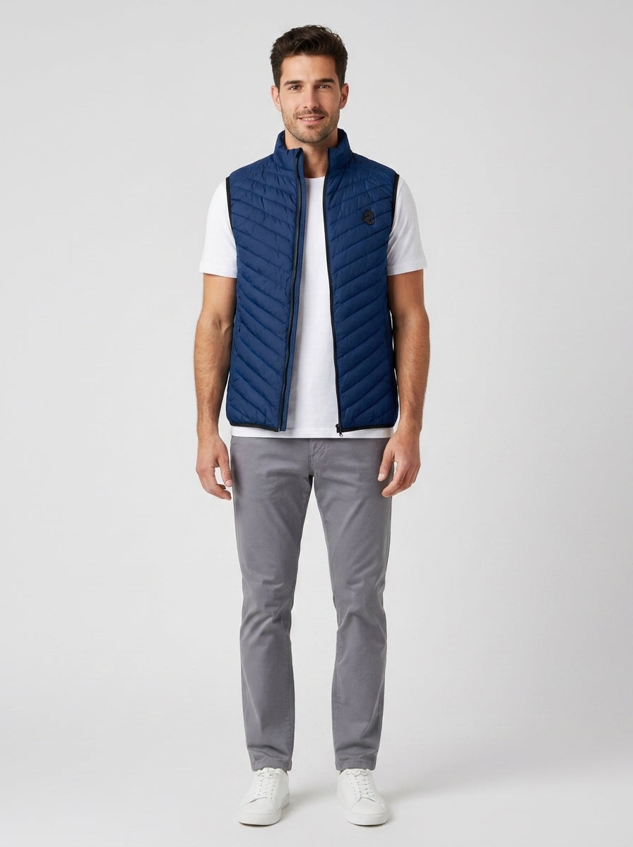 Smanicato 4437184 GILET SPORT SHELL - foto indossata
