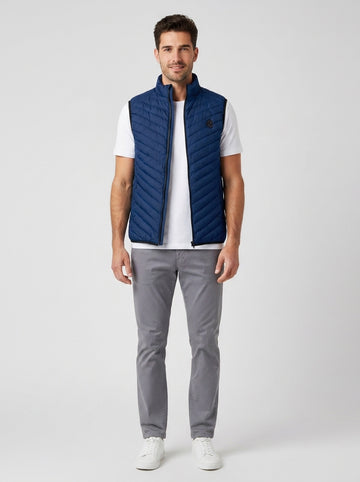 Smanicato 4437184 GILET SPORT SHELL - foto indossata