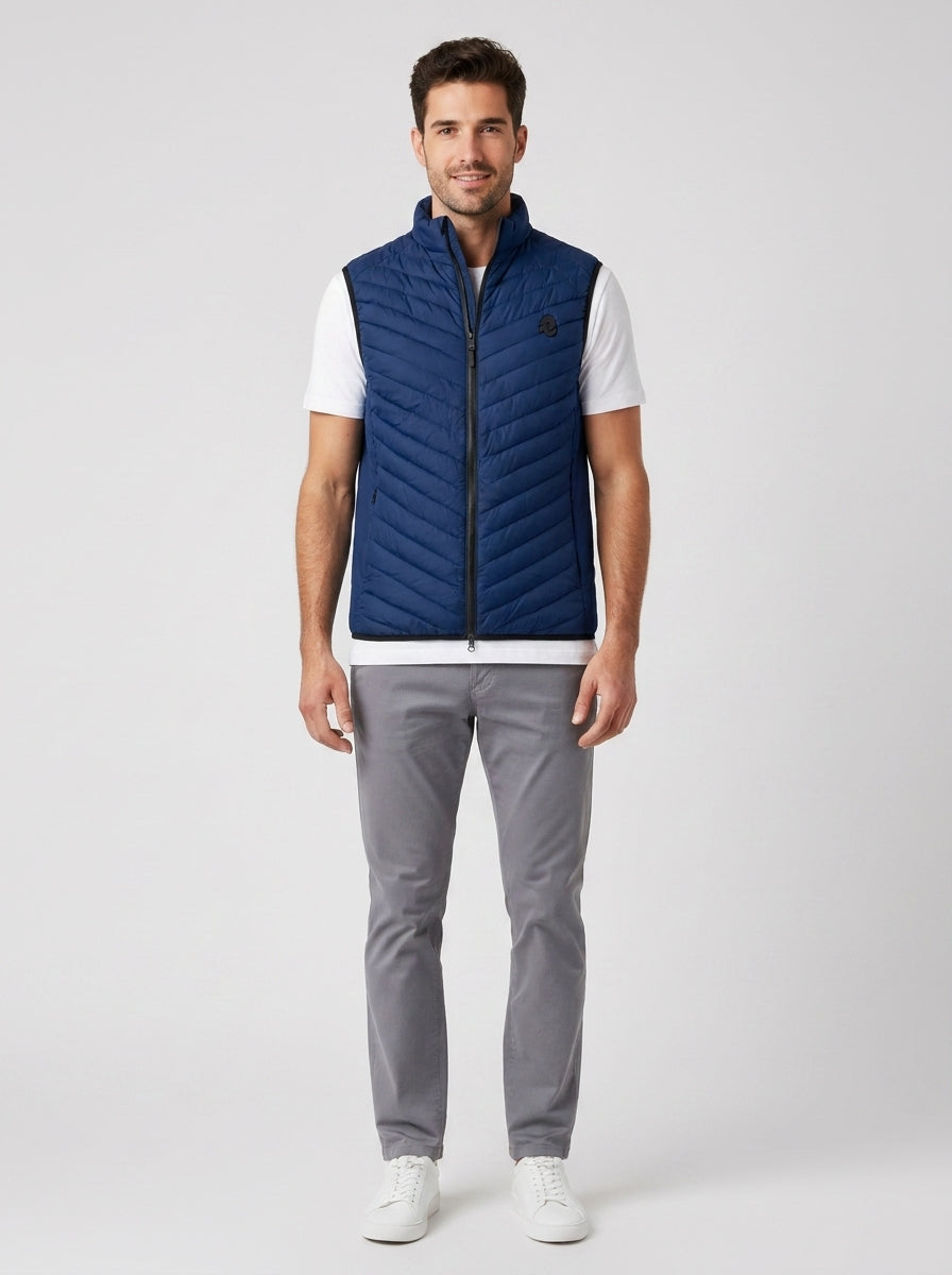 Smanicato 4437184 GILET SPORT SHELL - foto indossata