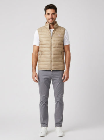 Smanicato GJ HODED PUFFER VEST - foto indossata