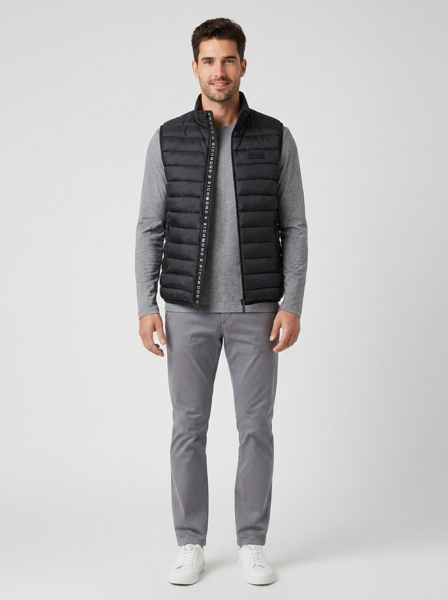 Smanicato Richmond UMP26042PIS8 PADDED JACKET - foto indossata