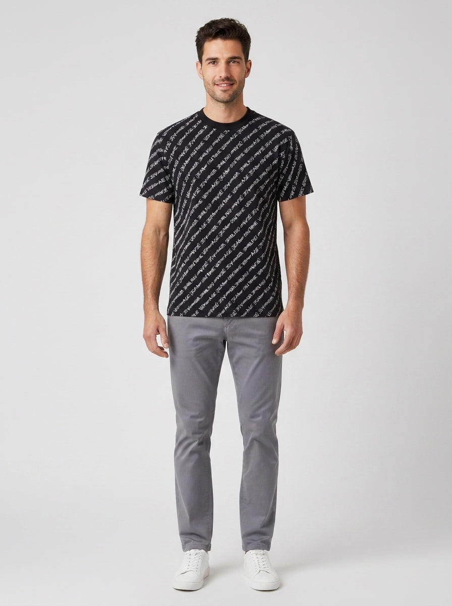 T-shirt 75GAH6R0 INTERLOCK PRINT - foto indossata