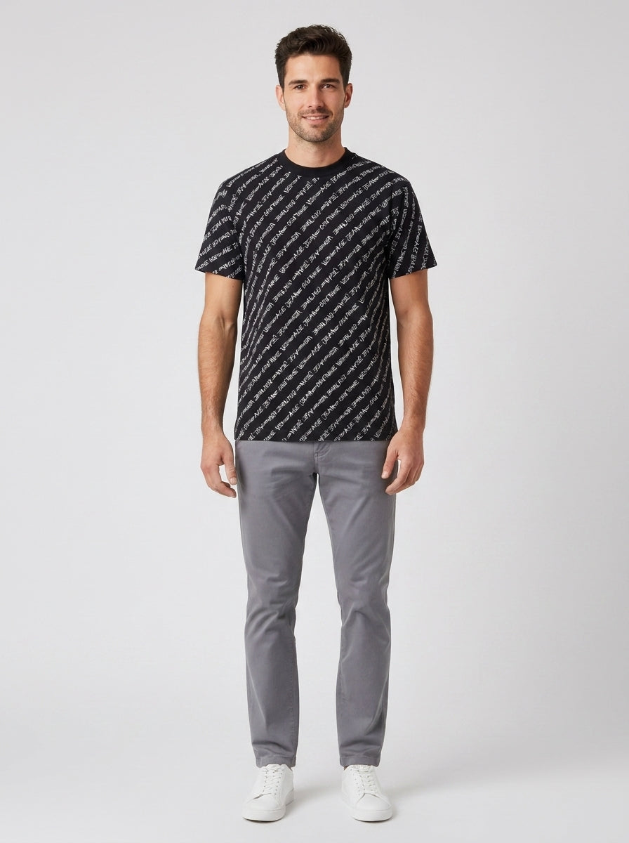 T-shirt 75GAH6R0 INTERLOCK PRINT - foto indossata