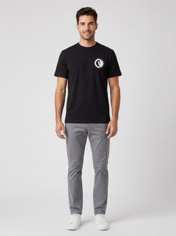 T-shirt 75GAHG07 NEW V EMBLEM - foto indossata