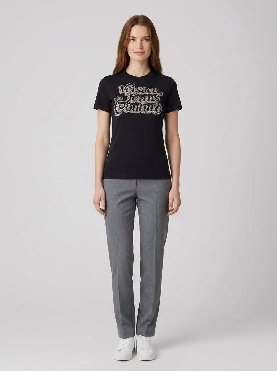 T-shirt 75HAHG02 LOGO SPEN CRYSTAL - foto indossata