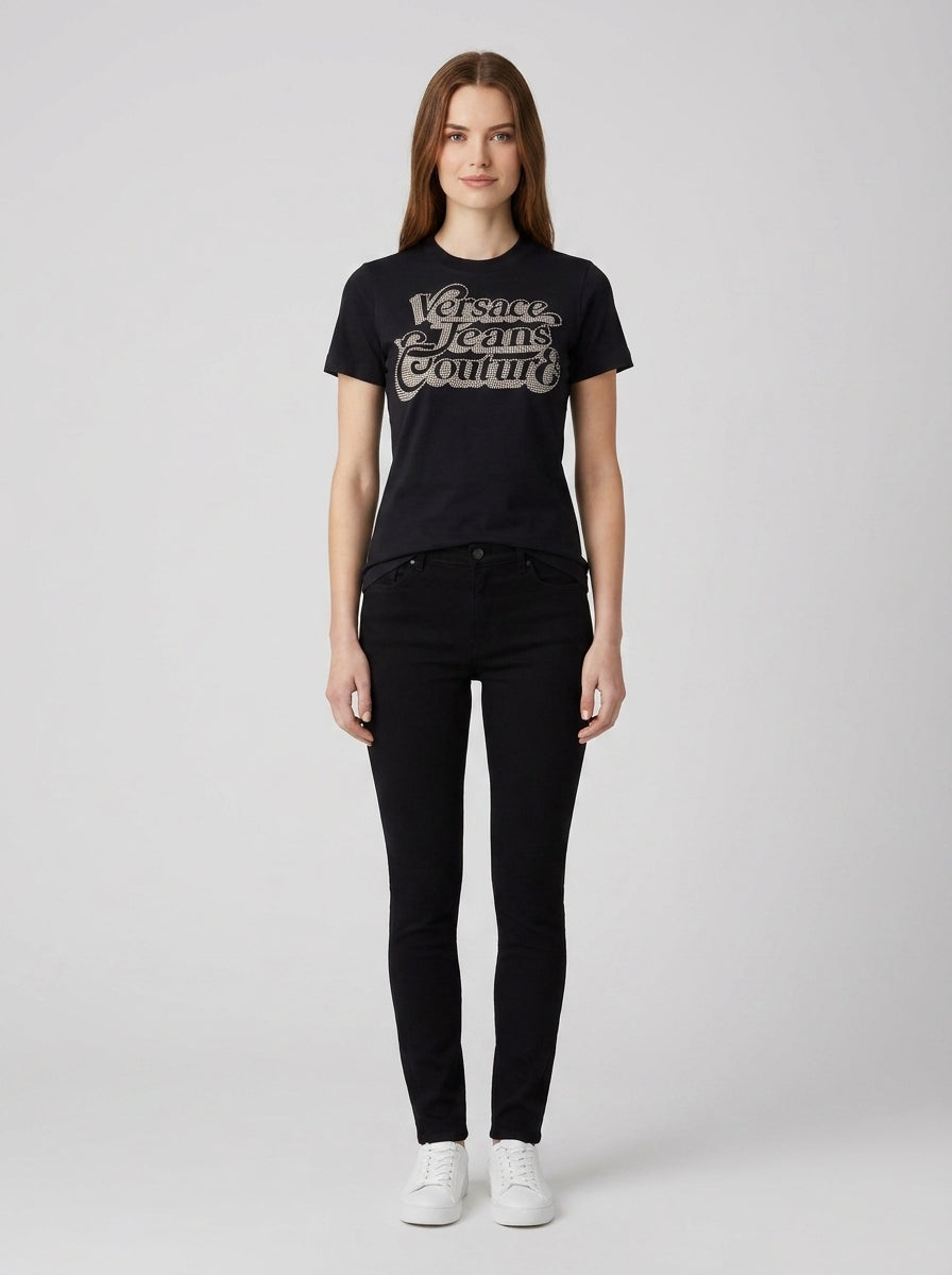 T-shirt 75HAHG02 LOGO SPEN CRYSTAL - foto indossata