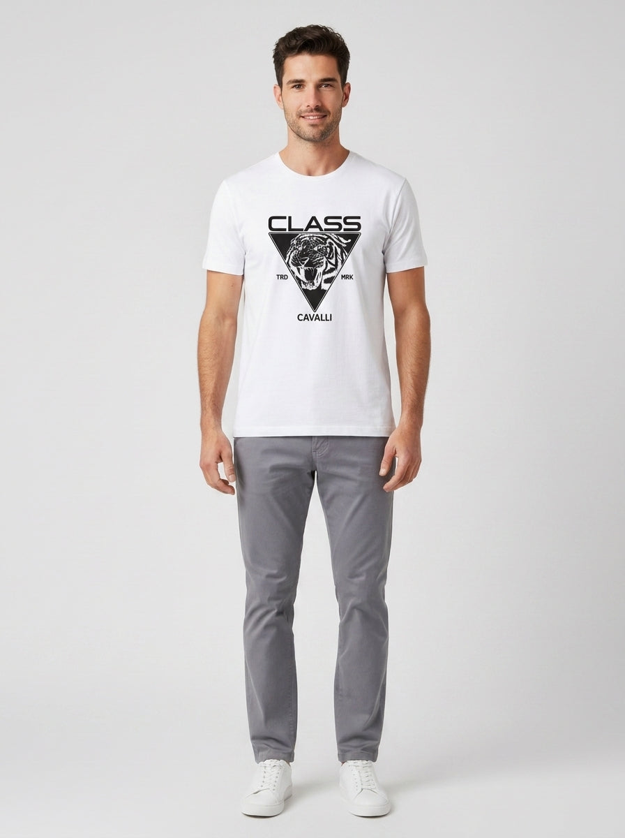 T-shirt CAVALLI CLASS T-SHIRT - foto indossata