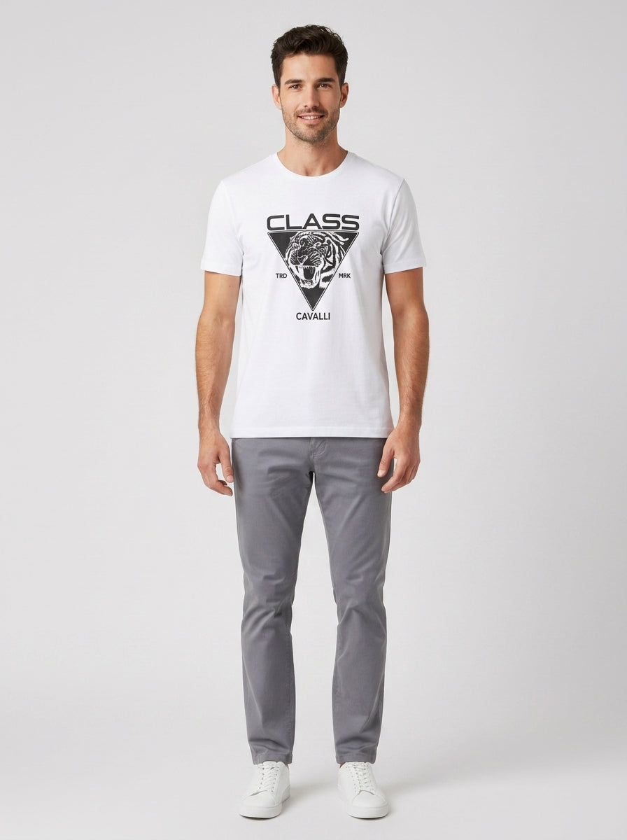 T-shirt CAVALLI CLASS T-SHIRT - foto indossata