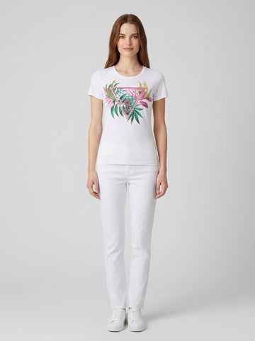 T-shirt CN SS LEAF TRIANGLE TEE - foto indossata