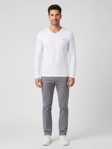 T-shirt Guess M2YI08 J1314  VN LS CORE TEE - foto indossata