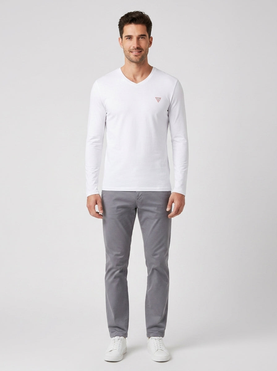T-shirt Guess M2YI08 J1314  VN LS CORE TEE - foto indossata