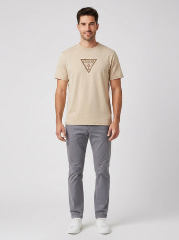 T-shirt Guess M6RI23K8FQ4 TERRY LOGO TEE - foto indossata