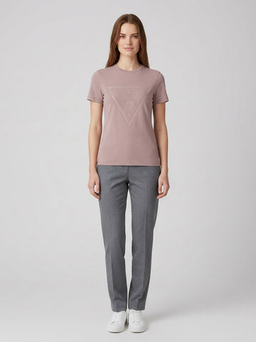 T-shirt Guess V2YI07K8HM0 ADELE SS CN - foto indossata