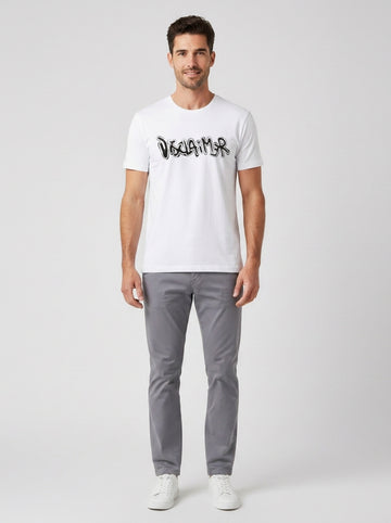 T-shirt MAGLIA UOMO IN JERSEY 54854 - foto indossata