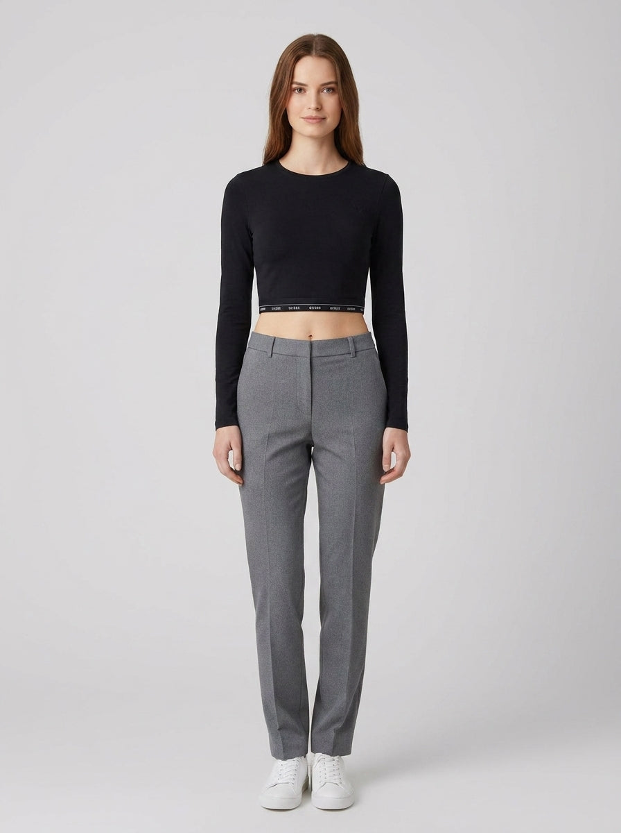 T-shirt MATILDE SEAMLESS LS TEE - foto indossata
