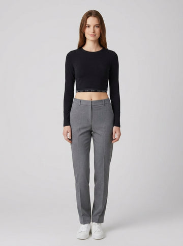 T-shirt MATILDE SEAMLESS LS TEE - foto indossata