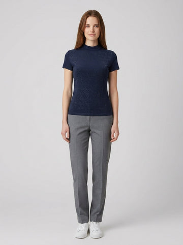 T-shirt MOCK NECK ALL OVER 4G TEE - foto indossata