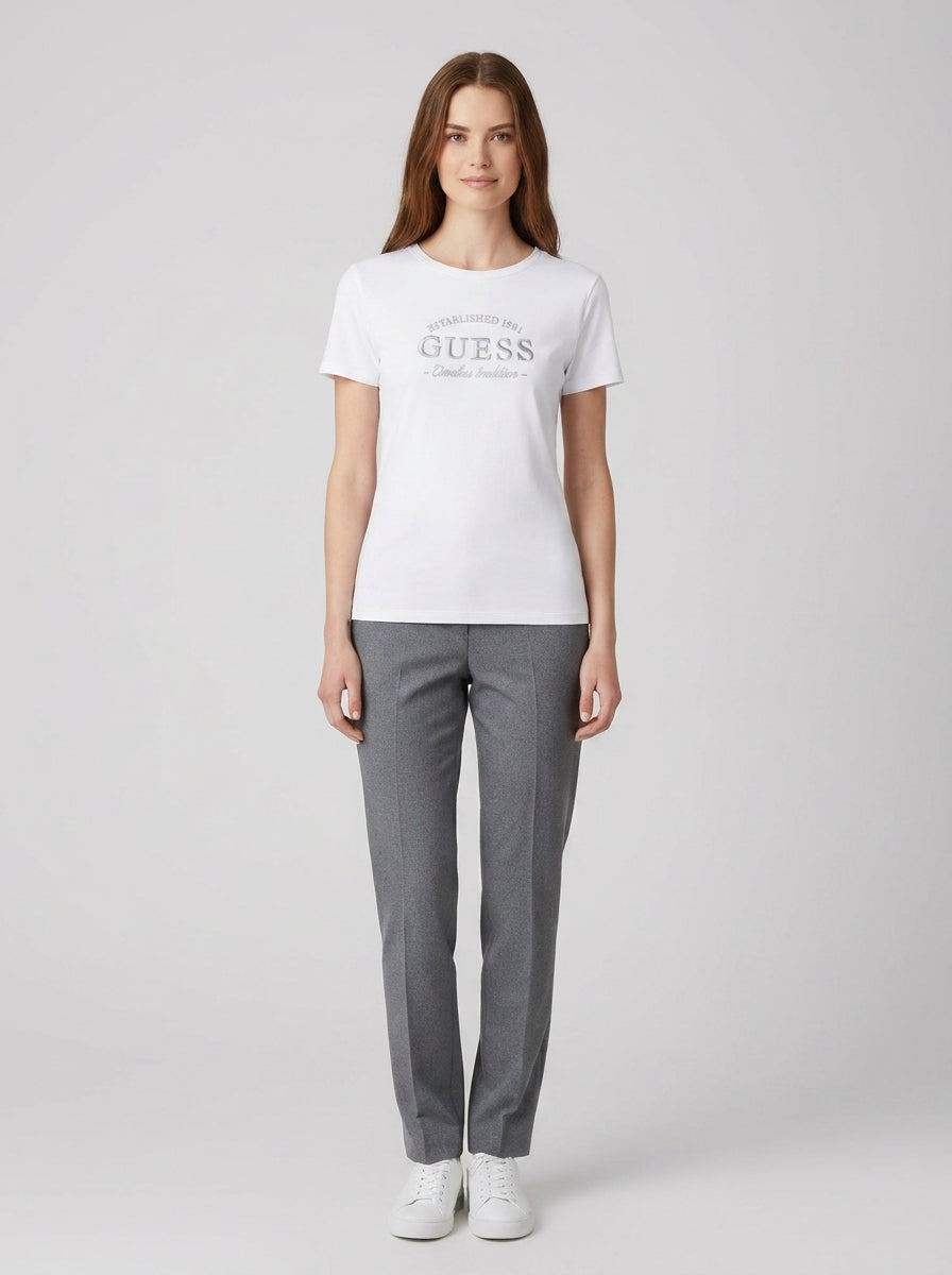 T-shirt NINA SS CN T-SHIRT - foto indossata