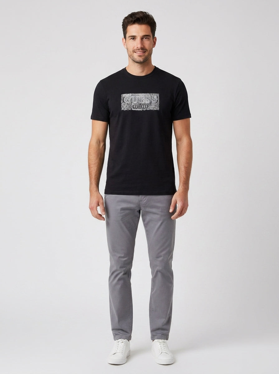 T-shirt SS CN BOX TEE - foto indossata