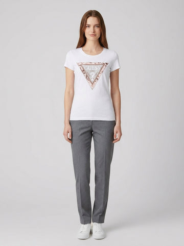 T-shirt SS CN CHEETA LOGO TRIANGLE TEE - foto indossata