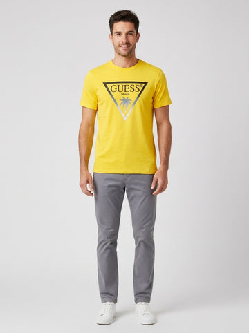 T-shirt SS CN Triangle palm tee - foto indossata