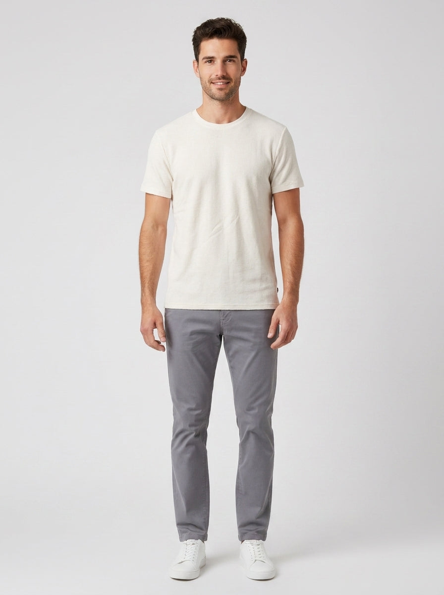 T-shirt SS MADDEN SOFT KNIT CREW - foto indossata