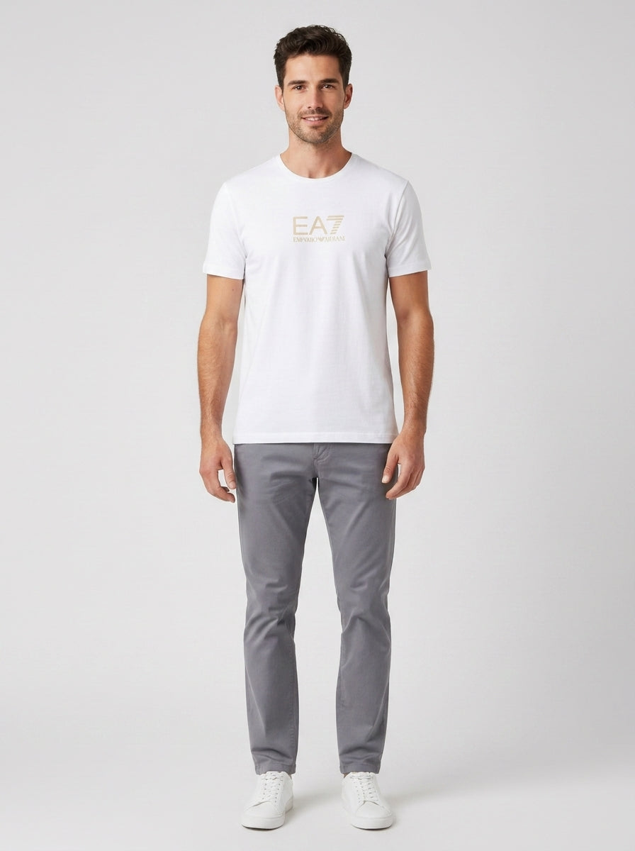T-shirt T-SHIRT GOLD LABEL 7M000301 - foto indossata