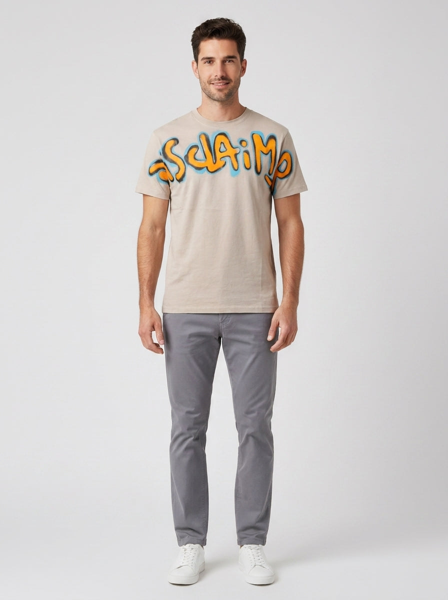 T-shirt T-SHIRT UOMO 54815 - foto indossata