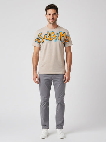 T-shirt T-SHIRT UOMO 54815 - foto indossata