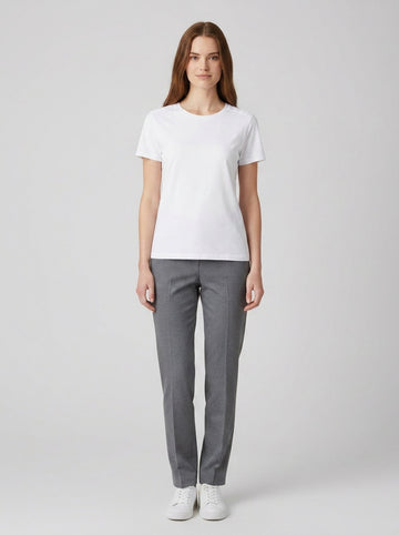 T-shirt V2A0704 BASIC WOMEN - foto indossata