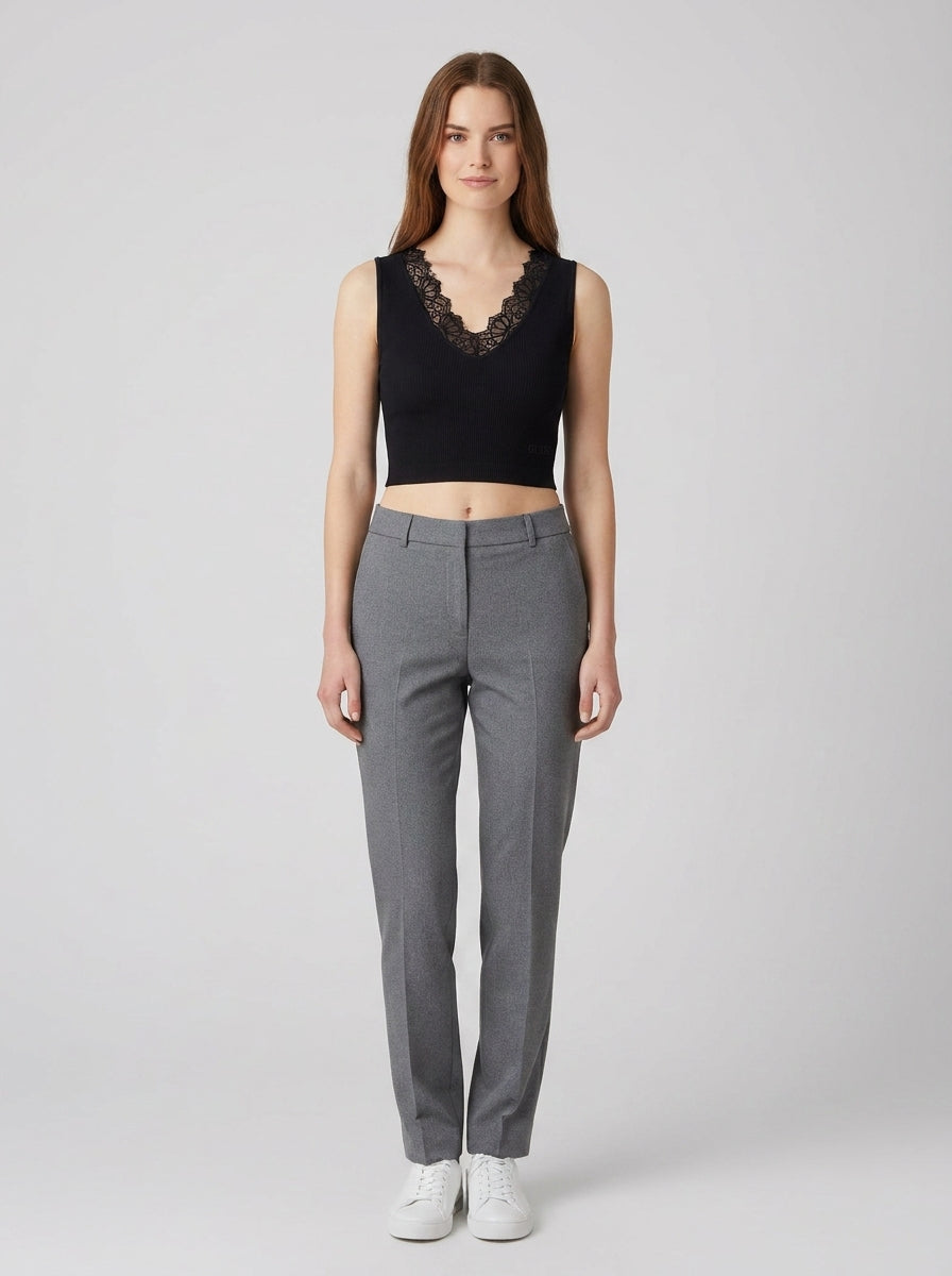 Top RAQUEL LACE SEAMLESS TOP SWTR - foto indossata