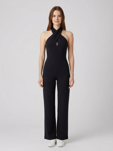 Tute EMILY SHINY RIB OVERALL - foto indossata