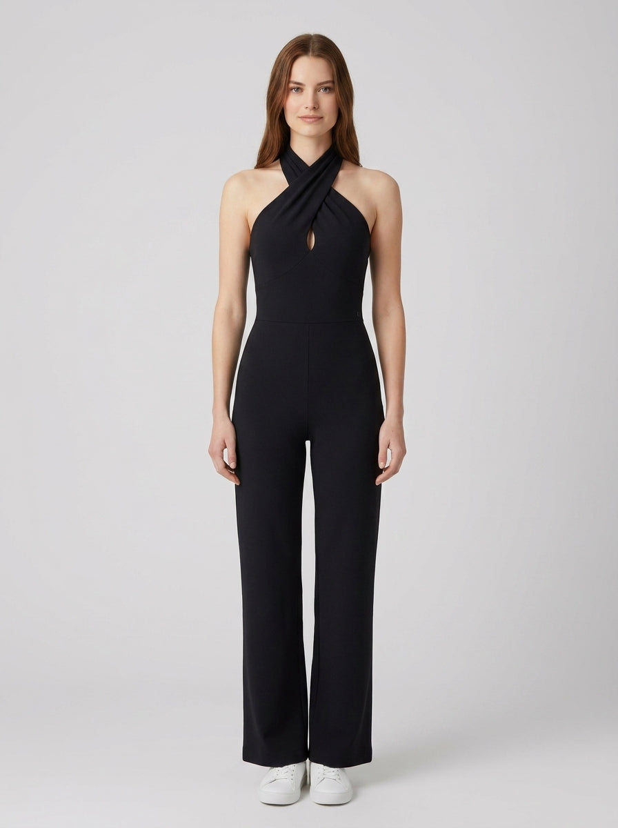 Tute EMILY SHINY RIB OVERALL - foto indossata