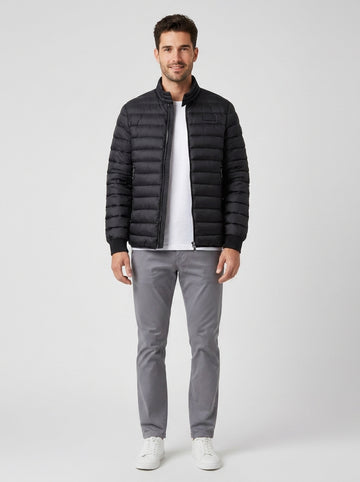 UMA25154PIS8 PADDED JACKET BARRERO - foto indossata