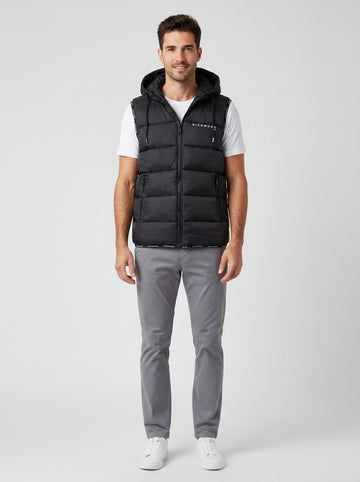 UMA25160PIS8 PADDED GILET JACKET BE - foto indossata