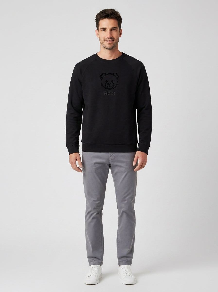 V1A1707 TEDDY COTTON FLEECE DIAGONAL - foto indossata