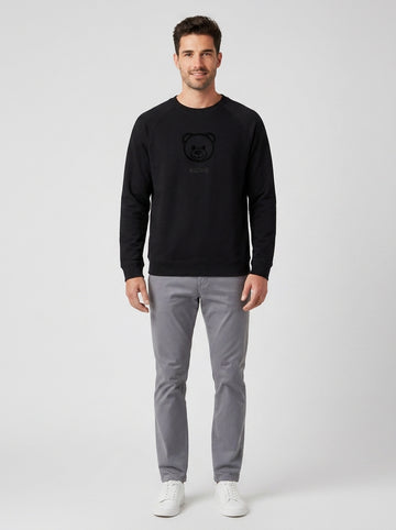 V1A1707 TEDDY COTTON FLEECE DIAGONAL - foto indossata