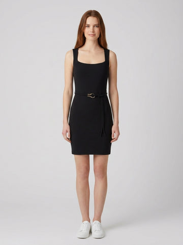 Vestiti Guess EVELINE NEW HALTER NECK LONG - foto indossata