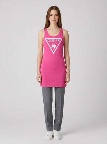 Vestiti LOGO TANK TOP DRESS - foto indossata