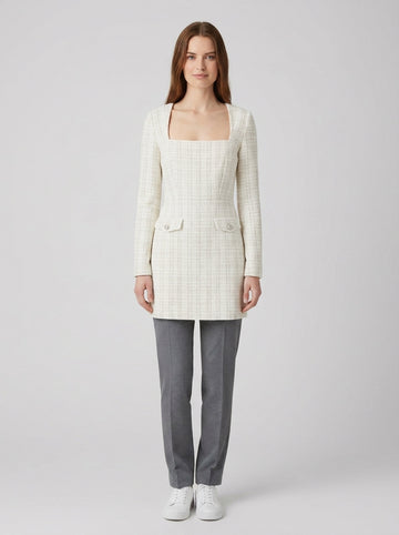 Vestiti LS SANDRA TWEED DRESS - foto indossata