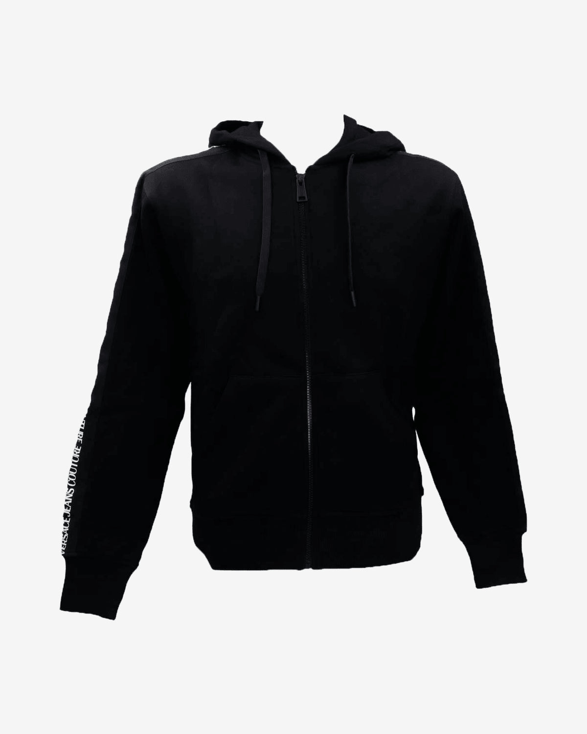 Felpa Versace Uomo Full Zip Nera