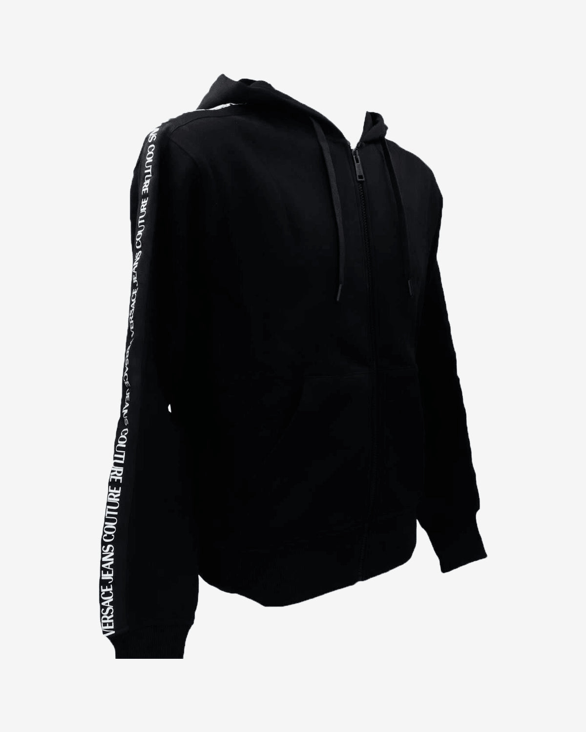 Felpa Versace Uomo Full Zip Nera
