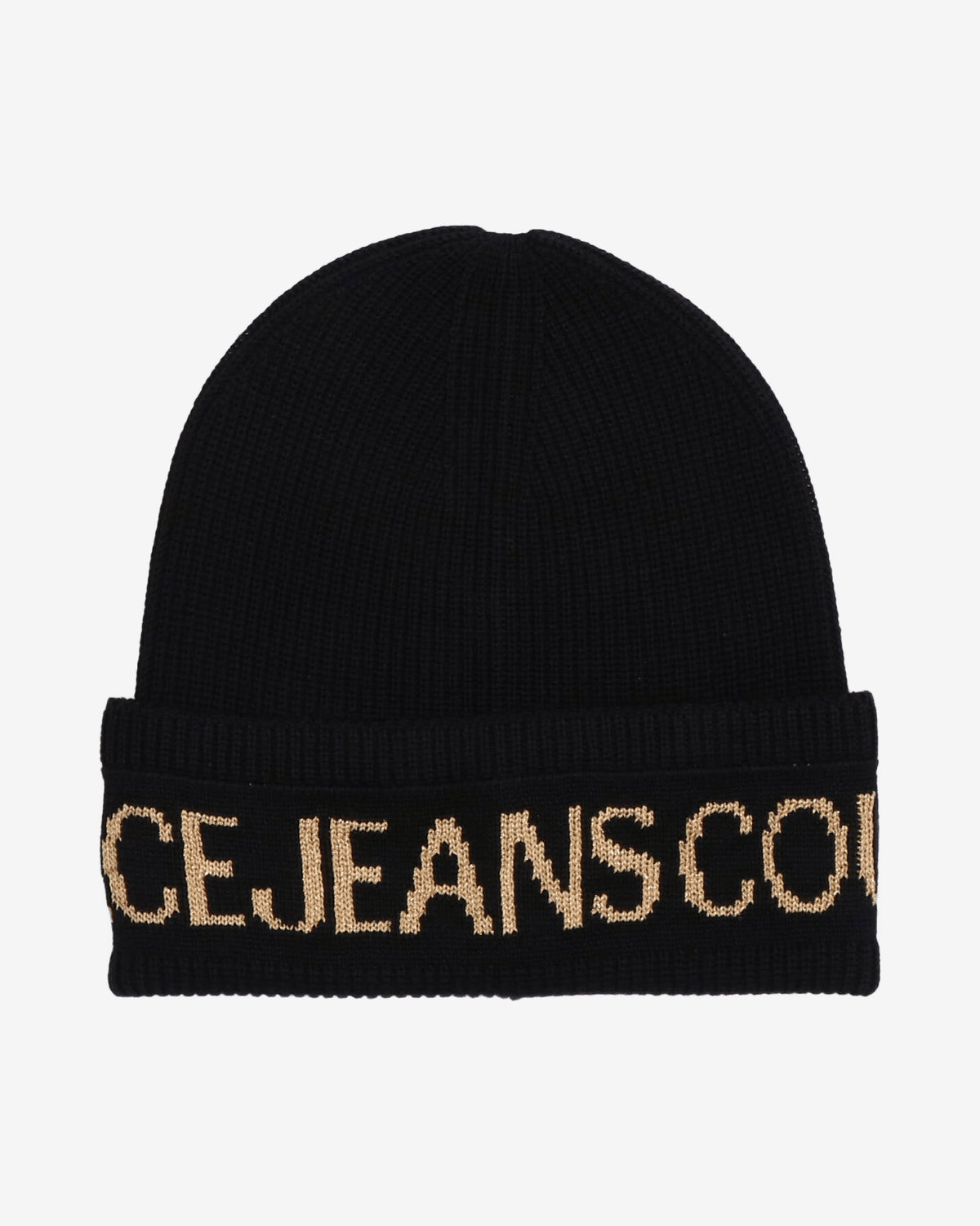 Versace Beanie Lana Nero Oro
