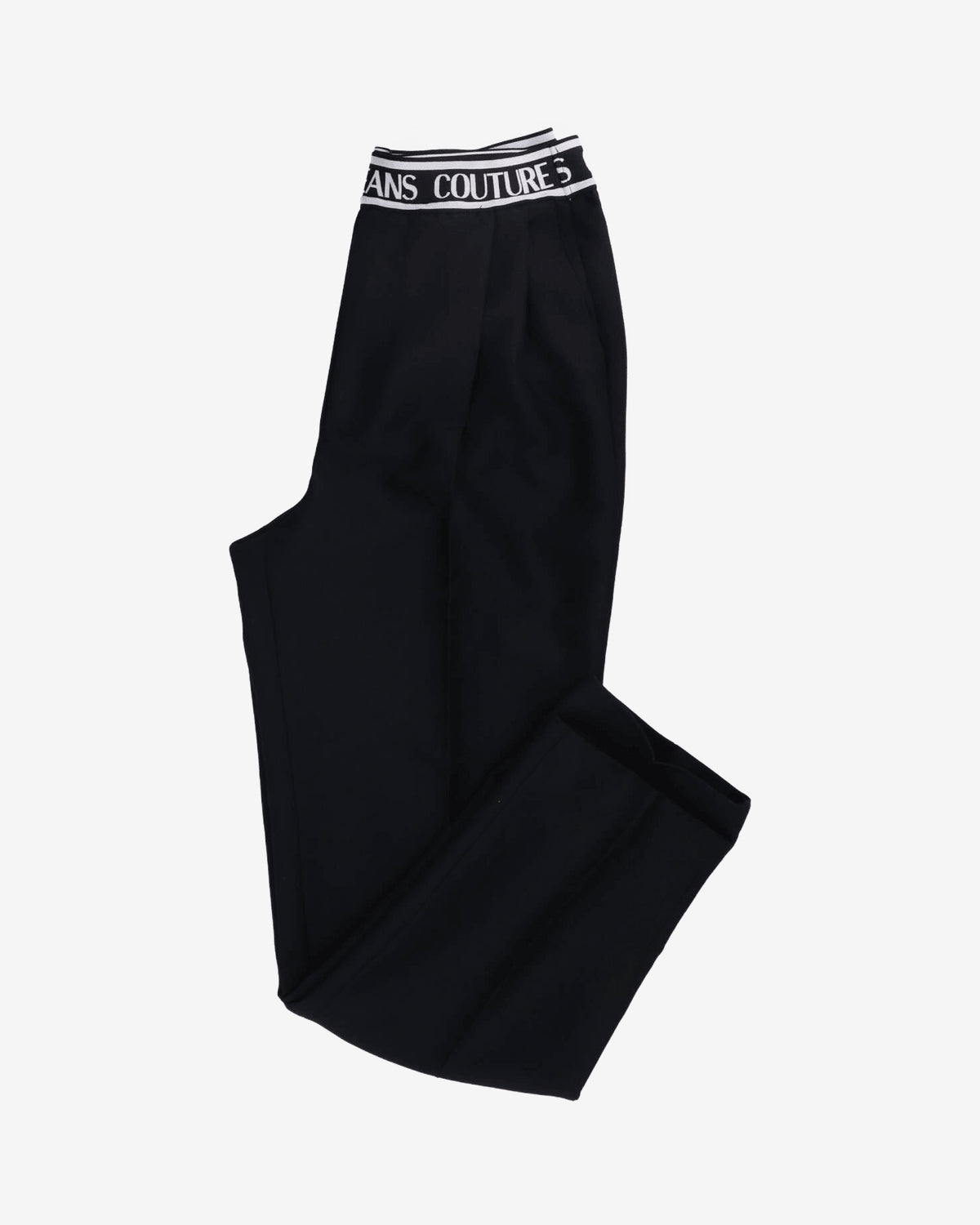 Pantaloni Versace Logo Canvas Nero
