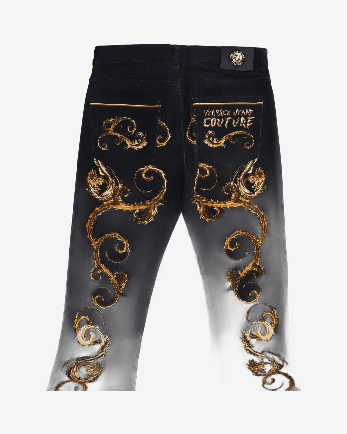 Jeans Versace Slim Barocco Nero Uomo
