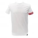 D9M3S5130 ROUND NECK T-SHIRT Bianco Rosso