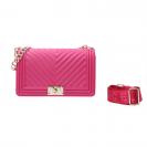 Handbag flat mahnattan medium Fucsia