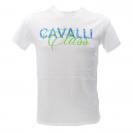 CAVALLI CLASS T-SHIRT Bianco Azzurro