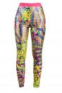 LEGGINS LYCRA PRINT ANIMALIER Multicolore