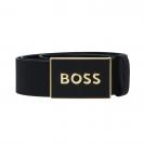 BOSS BELT Nero Placca